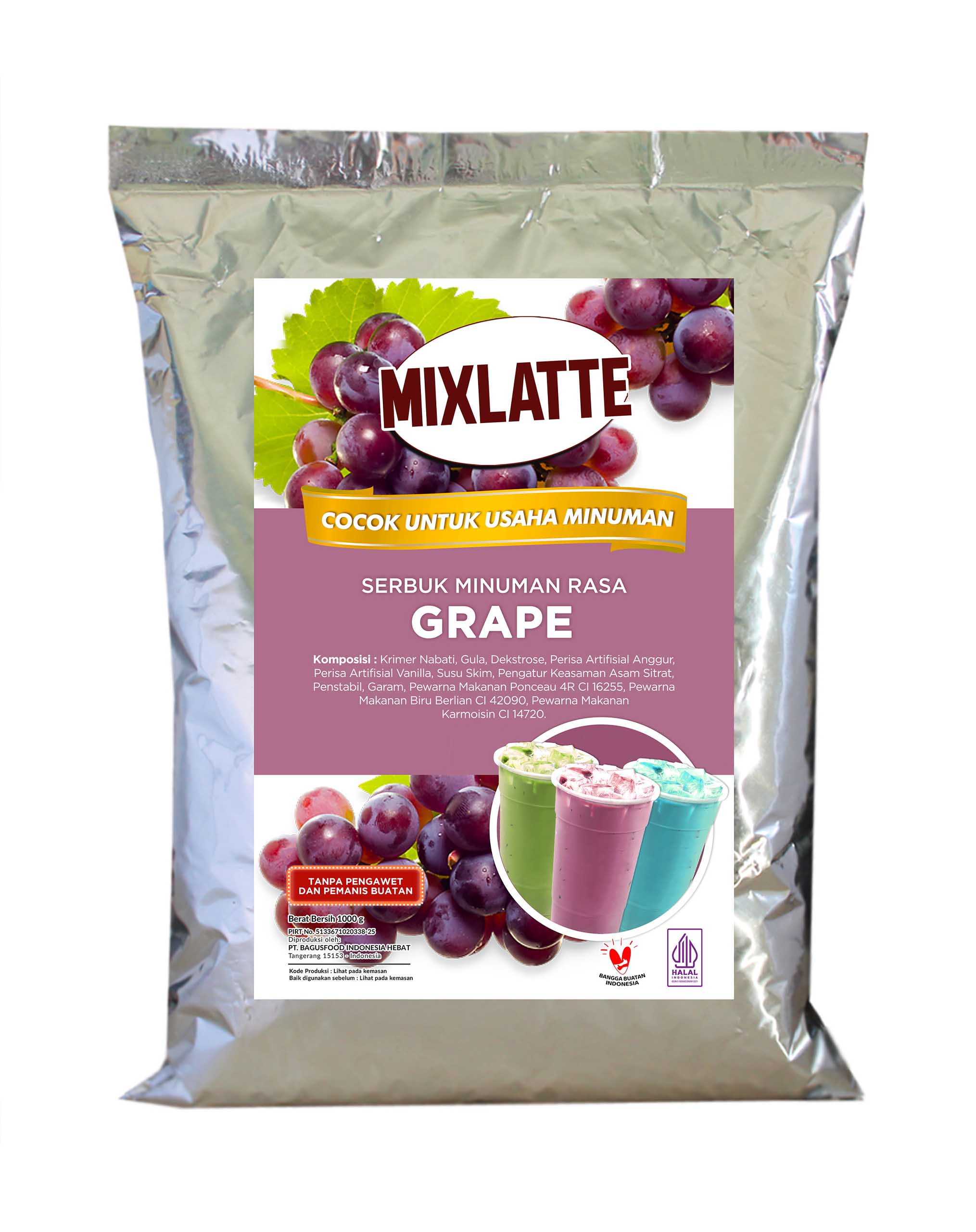 Bubuk Minuman Grape Mixlatte